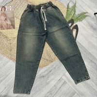 QUẦN JEANS NỮ BAGGY CHẤT DELIM MỀM - BIGSIZE TỚI 70KG - BOTHOTRON