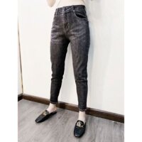Quần Jeans Nữ Baggy Khói Lưng Cao [Ảnh Thật]