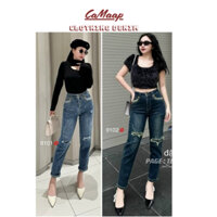Quần Jeans Nữ Dáng Boy Camaap ,cá tính, thời trang đường phố, trẻ trung, năng động 9101-02