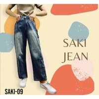 Quần Jeans Nữ Dáng Dài Viền Tua Rua SAKI-09