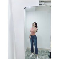 Quần jeans nữ dáng suông