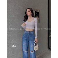 Quần jeans nữ lưng cao