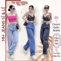 Quần Jeans nữ Ống Rộng