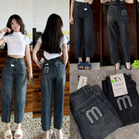 Quần Jeans ống lQuần Jeans Nữ Ống baggy ,Lên Dáng Cực Đẹp (hình thật shop chụp)