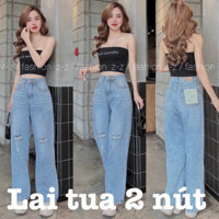 Quần jeans ống rộng