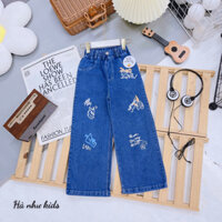 Quần JEANS ống xuông TT HÀ NHƯ KIDS 16-30KG