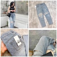 QUẦN JEANS RÁCH CÁ TÍNH .