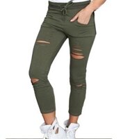 Quần Jeans Rách Cho Womenkadın Bayanlar Sıska Denim Kot Kesim Yüksek Lưng Quần Jegging Pantolon Sıska Yüksek Bel Streç Yırtık Ince Kalem pantolon