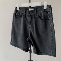 Quần jeans short nam lưng thun