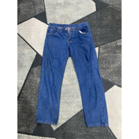 Quần Jeans straight fit màu navy