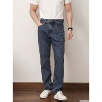 Quần Jeans Straight Fit Classic Blue BTM
