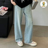 Quần jeans suông size đại cho bé gái BEESHOP H25031