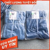QUẦN JEANS XUÔNG GẤP ỐNG MỚI ĐẬM NHẠT- hình thật chính chủ