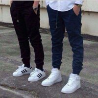 Quần jocker kaki Hàn Quốc nam nữ - đen M