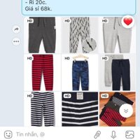 Quần jogger baby Gap 68k