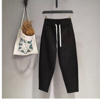 QUẦN JOGGER baggy cạp chun, quần dài nữ chất vải umi dày mịn co giãn siêu đẹp