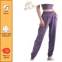 Quần Jogger bo cổ chân, chun bụng  đi tập yoga, gym, đi chơi, đạp xe nữ Q1008 - CK1207