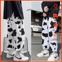 Quần Jogger Bò Sữa Nam Nữ Ống Rộng Dài YOORA Quần Thun Nỉ Ống Chun Bo Gấu Unisex Hottrend 2021 QD109