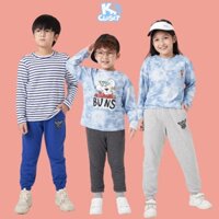 Quần Jogger Chất Liệu Cotton Da Cá Cho Bé Trai 6- 52kg (1-14 Tuổi) K's Closet E020TWF/ E003TWF/ E025TWF/ E122TEF