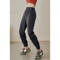 Quần Jogger Dù Dây Cột Nơ Xinh Thể Thao Gym/ Yoga/ Chạy bộ