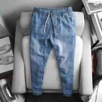 QUẦN JOGGER JEAN LƯNG THUN