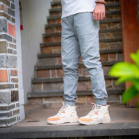 QUẦN JOGGER KAKI NAM màu xám sáng