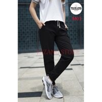 Quần Jogger Kaki Nữ Co Giãn 4D Hàng Xuất Khẩu (Màu Đen)