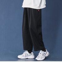 Quần jogger nam form rộng vải nỉ thời trang ulzzang hàn quốc quần jogger nam dài ống rộng unisex bo gấu thể thao đi chơi