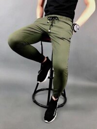 Quần Jogger nam Kaki loại đẹp, quần nam giá rẻ QN006 - Đen,L