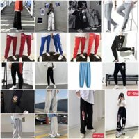 Quần jogger nam nữ ống rộng bo thun bigsize unisex họa tiết hoạt hình độc lạ - Quần nỉ dài bất kì,L&lt;60KG