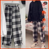 Quần Jogger Nam Nữ Ống Rộng Dài YOORA Kaki Bo Gấu QB03 Unisex Thời trang Hàn Quốc Rẻ Đẹp