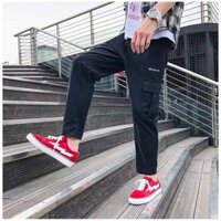 Quần jogger nam nữ thời trang 4YOUNG ống suông LV05