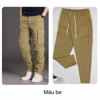 Quần Jogger nam quần Cargo Pants ống suông túi hộp nam nữ cao cấp vải kaki mềm mịn, dày dặn.PK02