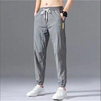 Quần Jogger Nam Trơn Màu Dáng - Ghi xám,M