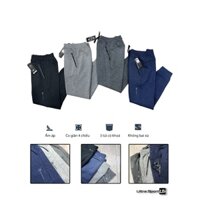 Quần jogger nam Ultra Sport chất nỉ cotton giữ nhiệt, ấm áp, 3 túi khoá tiện lợi