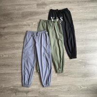 quần jogger nữ chất dù