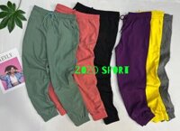 Quần Jogger Nữ Chất Vải Gió Dù Phong Cách Thể Thao - Tím - XL