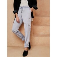 Quần jogger nữ túi hộp B4nan4 vải tencle mát xuất khẩu