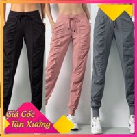 QUẦN JOGGER NỮ VẢI DÙ CAO CẤP BO CHÂN THỜI TRANG