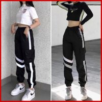 Quần Jogger Phản Quang Phối Túi Hộp  Form Rộng
