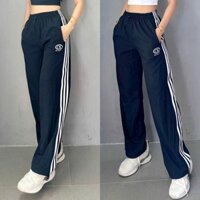Quần Jogger Suông Ống Rộng Thể Thao Nữ Quần Dài Tập Gym Yoga Aerobic Chất Dù ( gió ) Cao Cấp