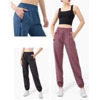 Quần jogger thể thao dù gió tập Gym Aerobic Sport Jumba túi kéo khóa