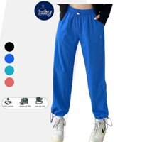 Quần Jogger Thể Thao Nữ LUKY Ống Rộng Dây Rút Chất Vải Thoáng Khí, Tập Gym Chạy Bộ, Thể Thao Ngoài Trời - QJ-L