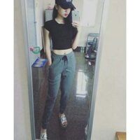 Quần Jogger thun tăm nam nữ