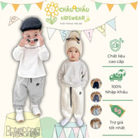 Quần Jogger Trẻ Em Lót Lông Mềm Mại - Giữ Ấm Mùa Đông (Size 90-150 cm)