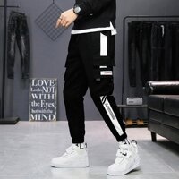 Quần JOGGER Túi Hộp Nam Hai Túi Hộp  Cá Tính Chất Thun BC Cao Cấp Siêu Co Giãn Thời Trang FASHION4MENHCM JOGGER NAM 50 - 51 - 52 - 53