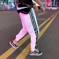 Quần Jogger Unisex Dành Cho Nam Nữ Da Cá 3 Màu ShiFang Freesize Dưới 65kg - Đen