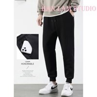 Quần Jogger UNISEX Nam Nữ Nỉ Lót Lông Nhung Dày Dặn Mềm Mại Giữ Ấm Tốt Phong Cách Thể Thao Unisex siêu HOT 2022 HL SHOP