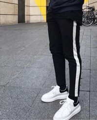 Quần Jogger Unisex Thun Vải Umi Màu Đen Thời Thượng - XL