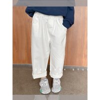 Quần Kaki Bé Gái Rộng Rãi Hàn Quốc